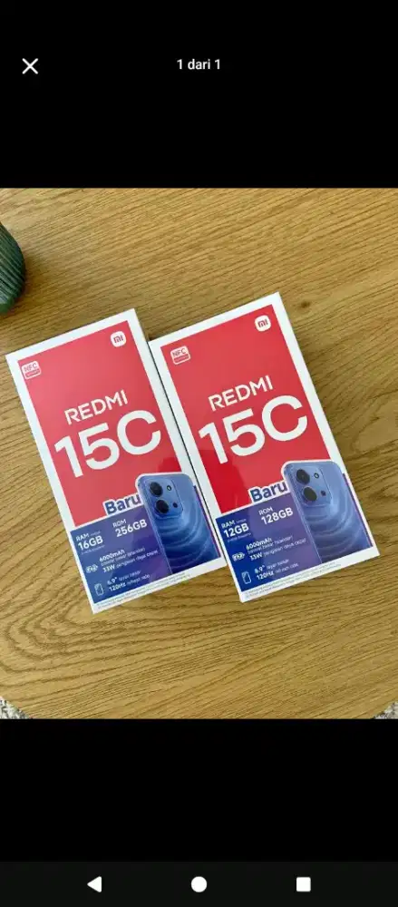 Di jual Redmi 15c