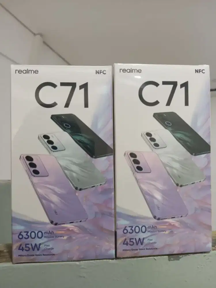 Realme C71 8/128 New Garansi Resmi Promo Bandung