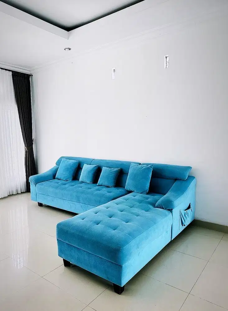 Dijual Sofa + Backdrop Tv, Seperti Baru