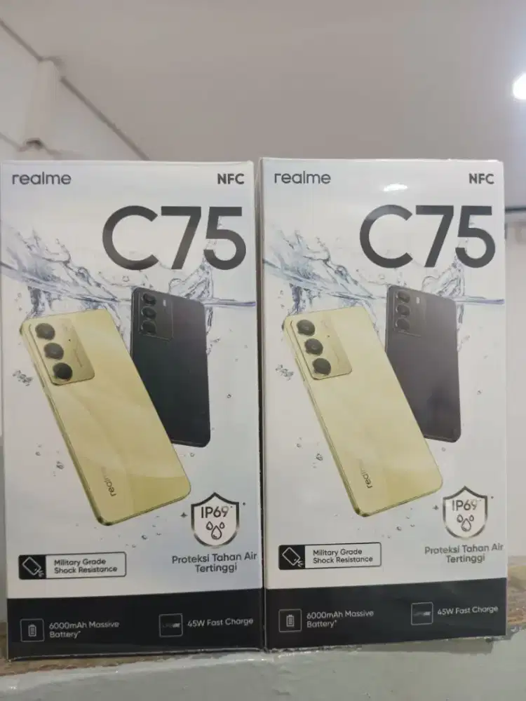 Realme C75 8/256 New Segel Box Garansi Resmi Promo Bandung