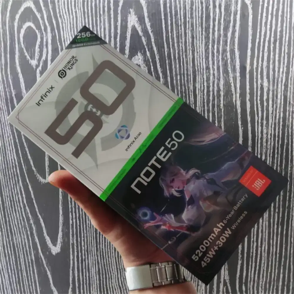 Infinix Note 50 8GB/256GB Baru Segel Box Garansi Resmi