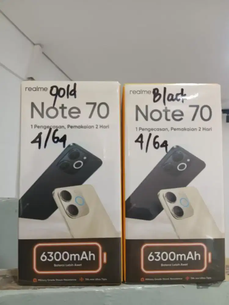 Realme Note 70 4/64 New Segel Box Garansi Resmi Promo Bandung