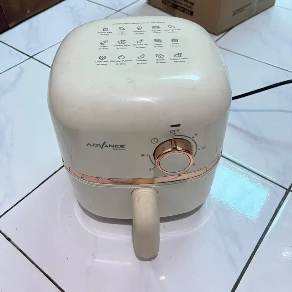Air fryer advance preloved bekas