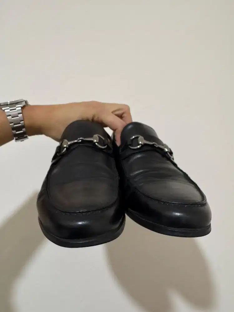 Pantofel Kontatto Black Genuine Leather Size 42
