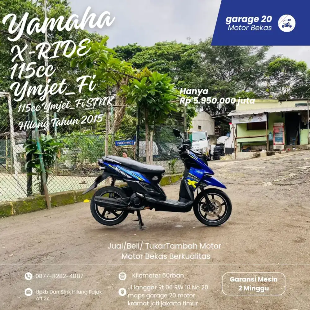 Yamaha X-RIDE 115cc Ymjet_Fi STNK Hilang Tahun 2015