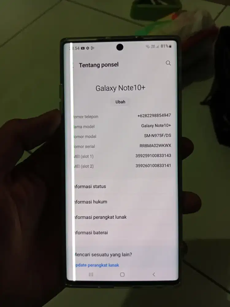 Samsung note 10 plus 12/256gb