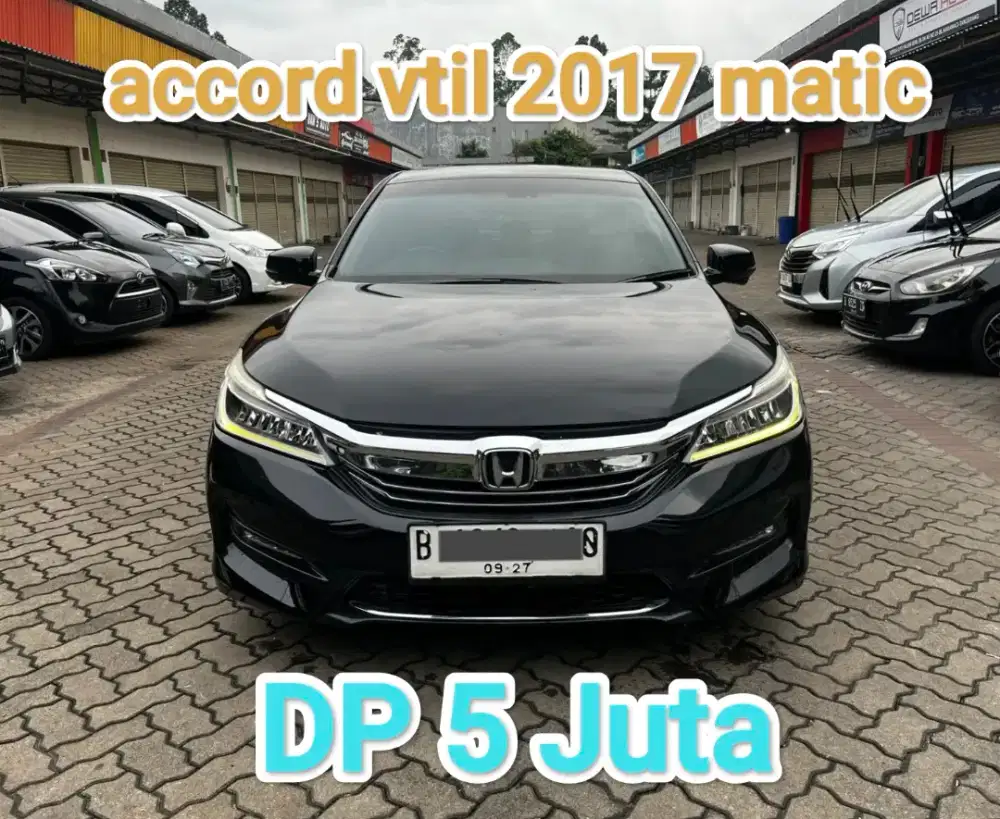 5 JT NEW ACCORD VTIL AT 2017 BLACK EDITION !!