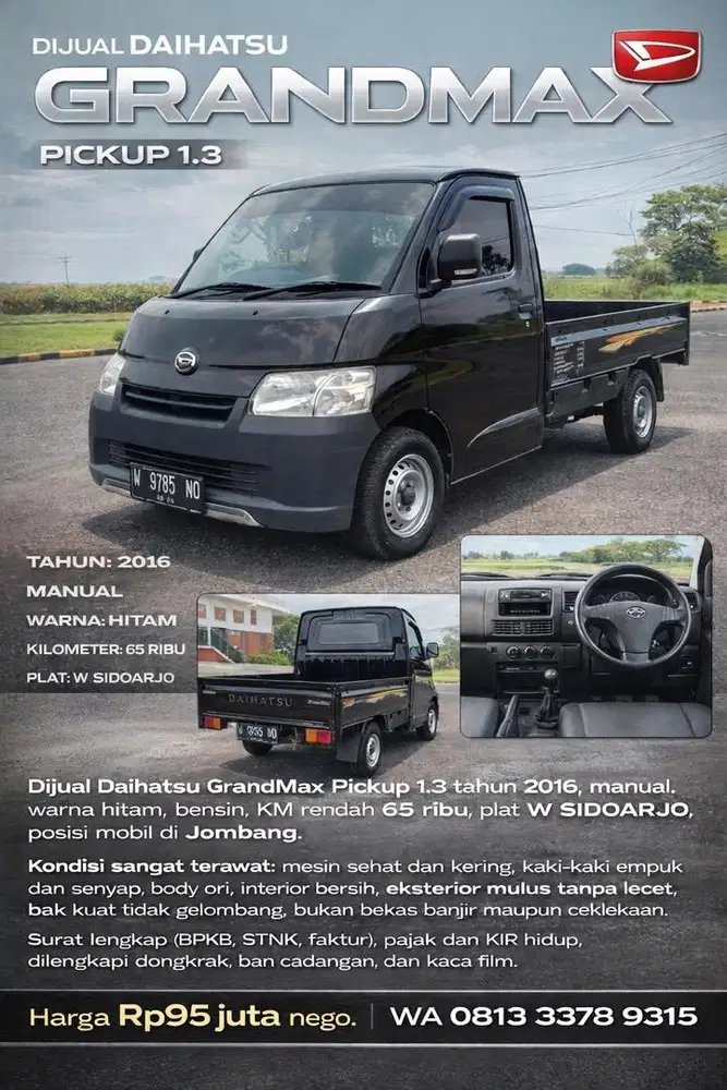 Grandmax Pickup 1.3 2016