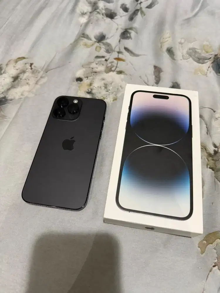 Dijual iPhone 14 Pro Max 128gb Space Black Resmi iBox
