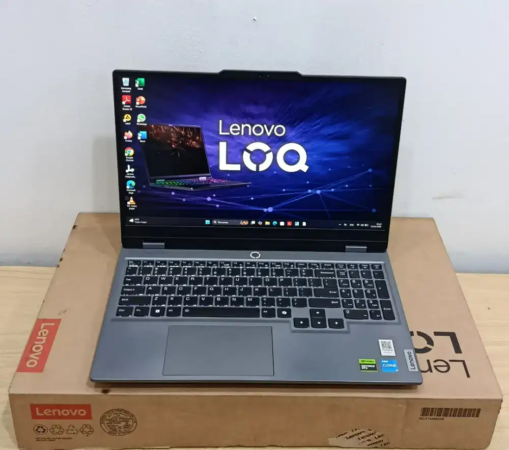 Lenovo LOQ Prosesor Core i5-12450HX/Ram 20GB/SSD 512GB NVIDIA RTX 2050