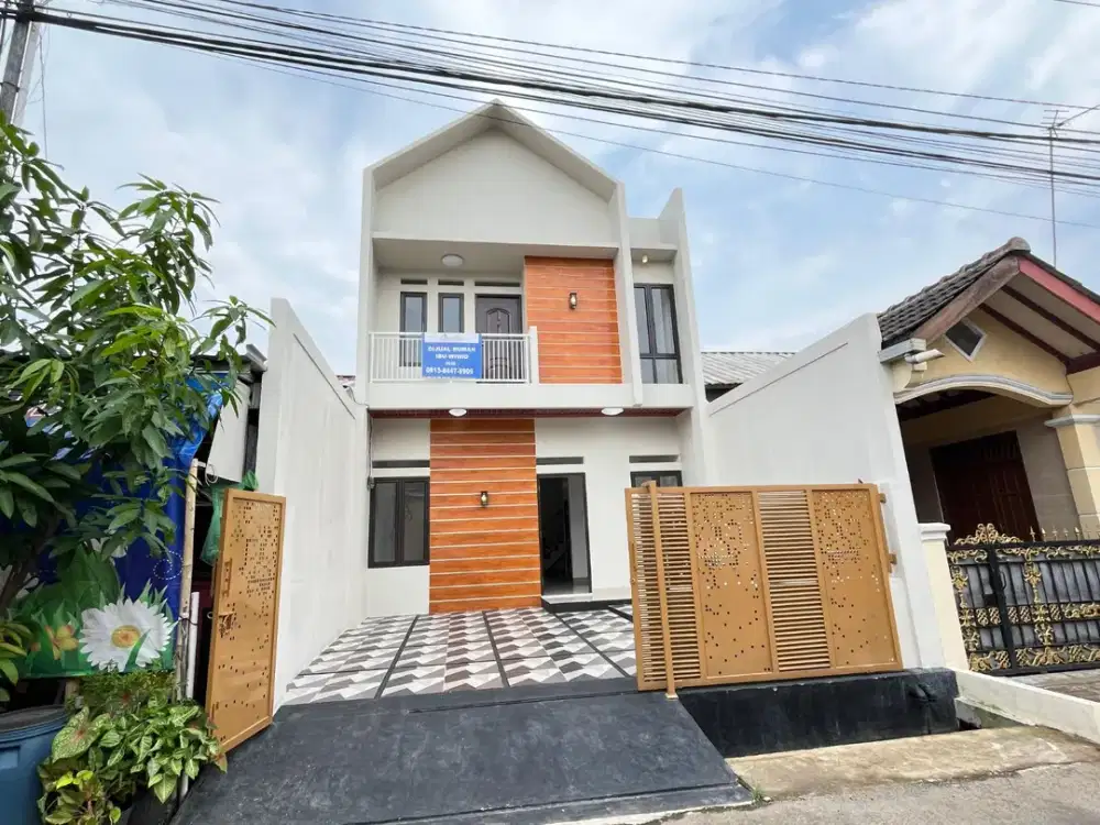 DIJUAL RUMAH MURAH SCANDINAVIAN TYPE 78 AREA BERKEMBANG DI PERUMAHAN GRAHA HARAPAN BUMYAGARA