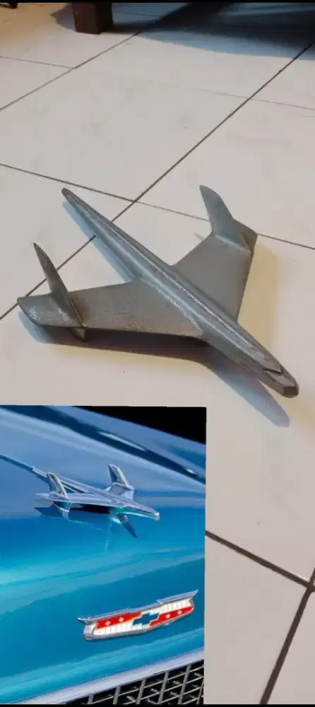 1955 chevy Bel Air Hood Ornament
