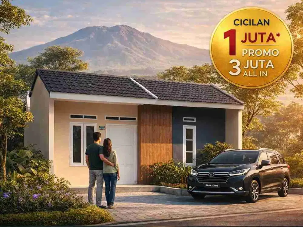 RUMAH SUBSIDI PROMO AKHIR TAHUN HANYA 3JT an All in sampai terima kunci