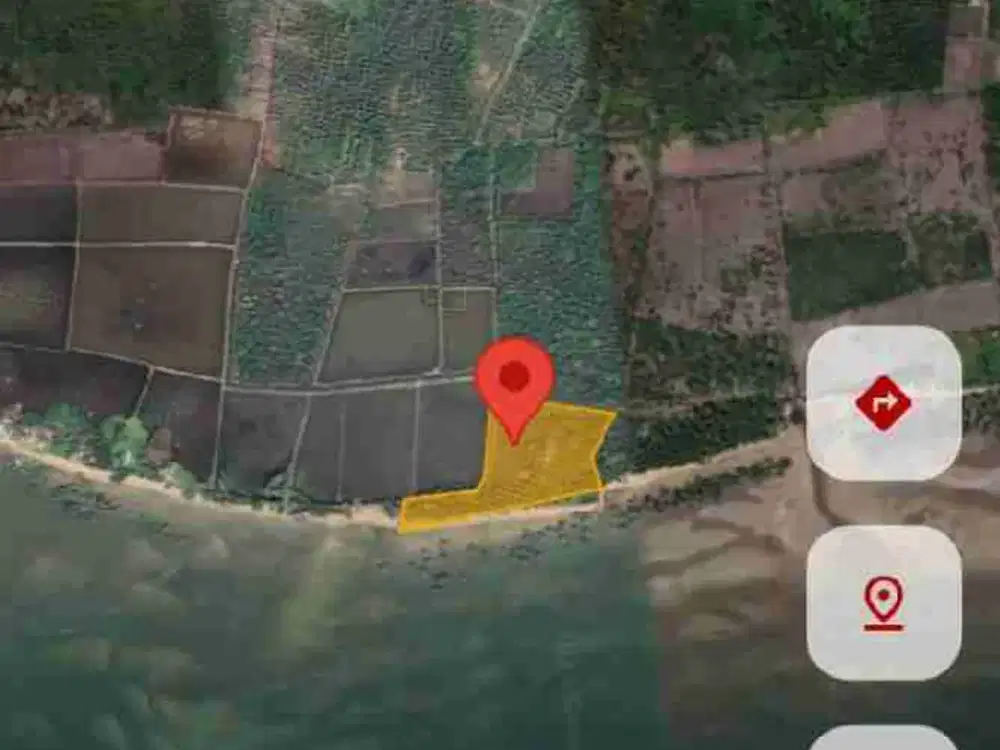 Dijual tanah pinggir pantai Lamaru