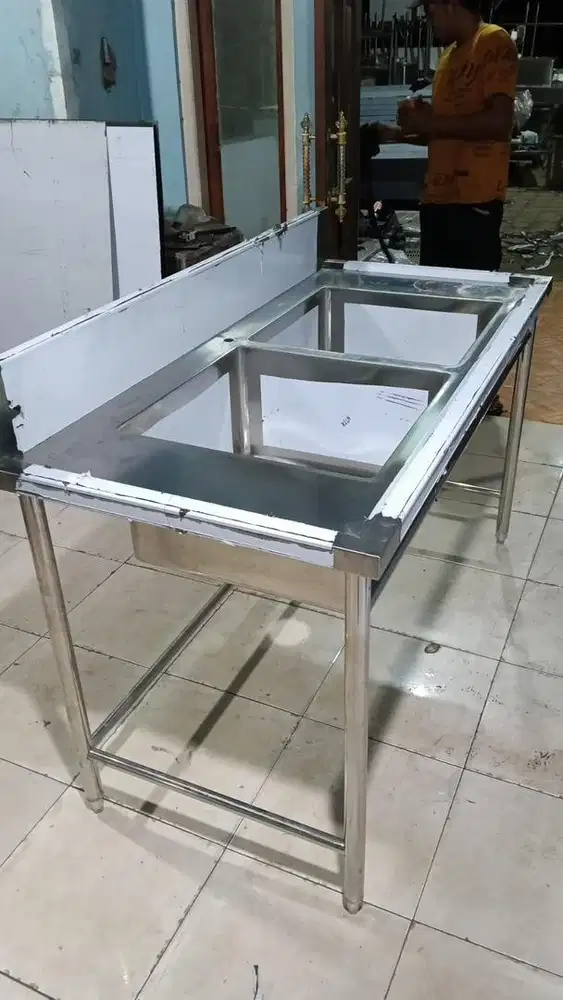 Double sink stainles steel