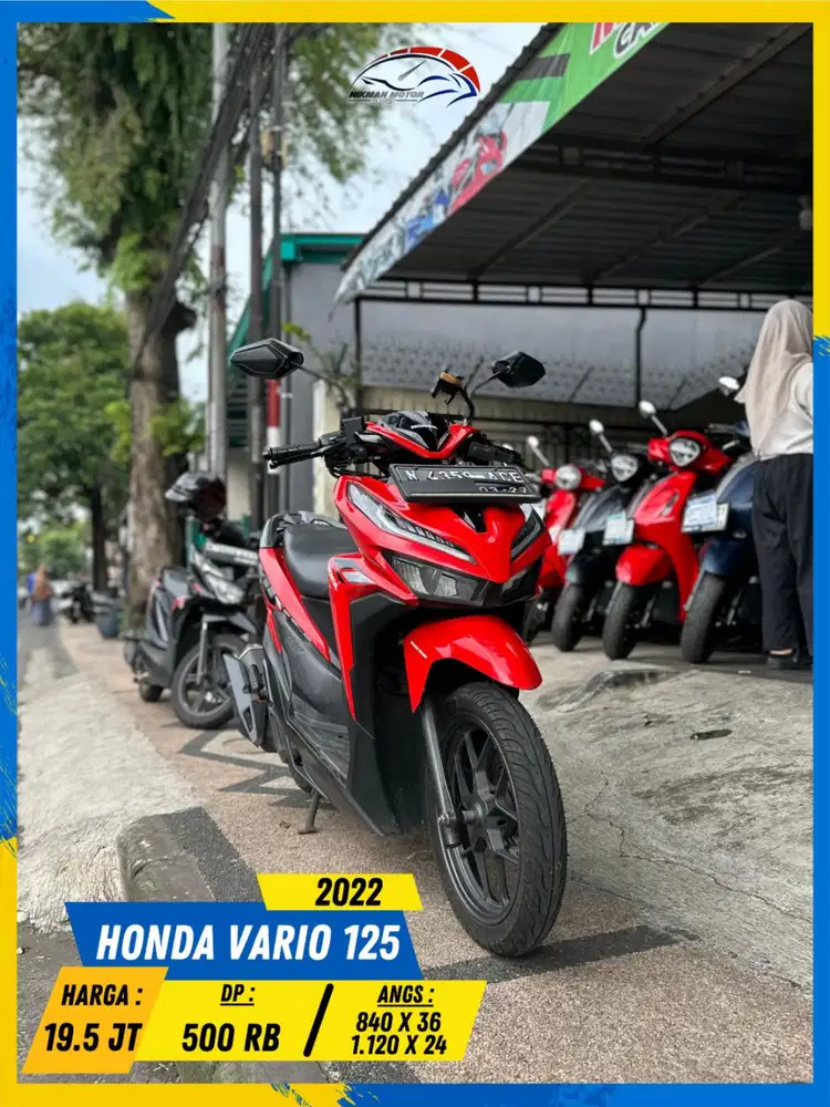 HONDA VARIO 125 2022 BEKAS BERKUALITAS BOSS HIKMAH MOTOR KEPUH MALANG
