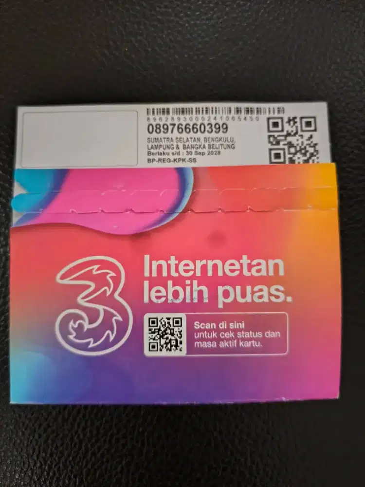 Kartu Perdana Tri 11 digit cantik