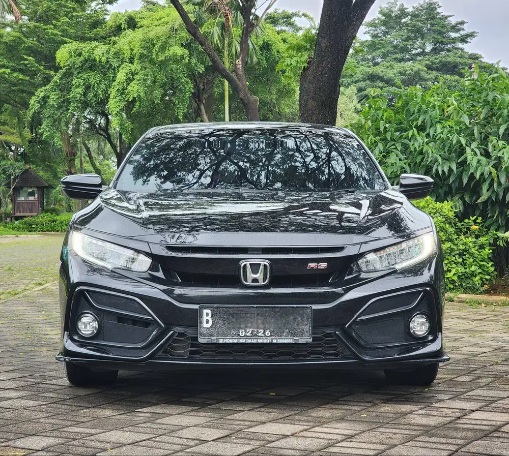 TDP 35.JT NEGO| CIVIC RS HATCHBACK 1.5 AT TURBO 2021 NIK'2020 HITAM !!