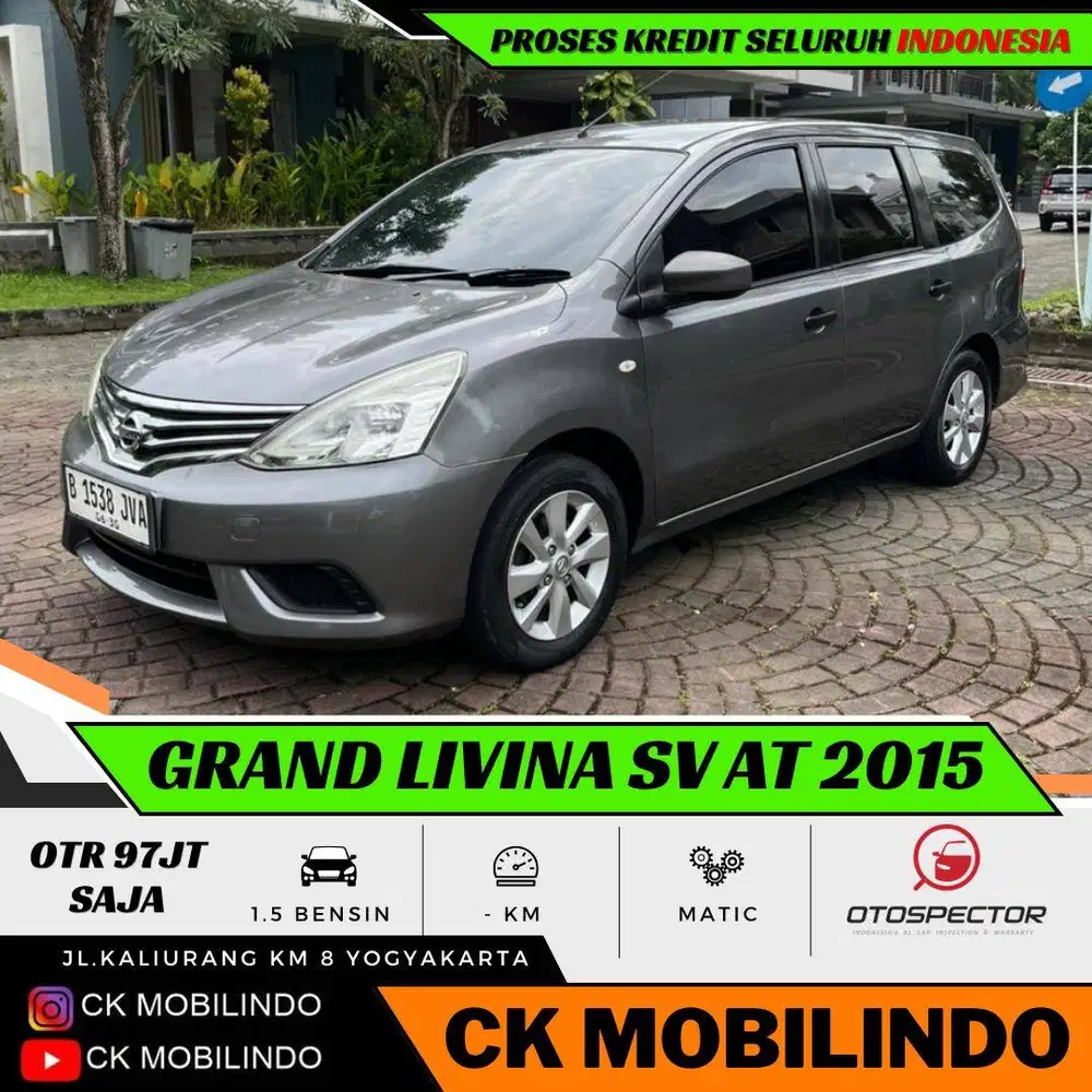 Nissan Grand Livina SV Matic 2015 DP Minim Kredit Murah Ertiga