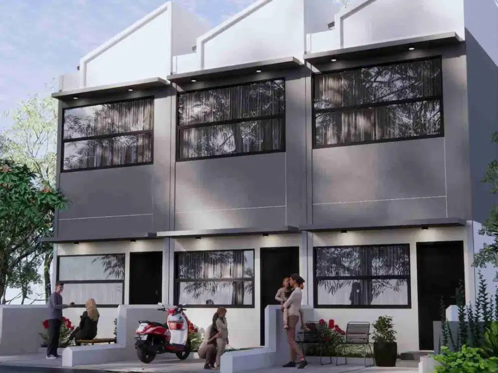 l rumah murah mewah2 lantai jln kamboja hutan kayu  jakarta timur