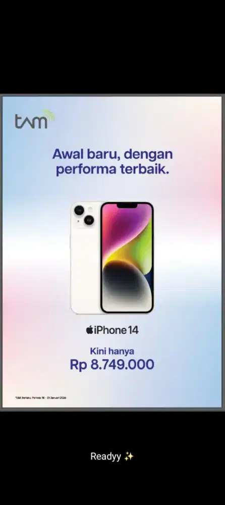 IPHONE 14 BARU IBOX