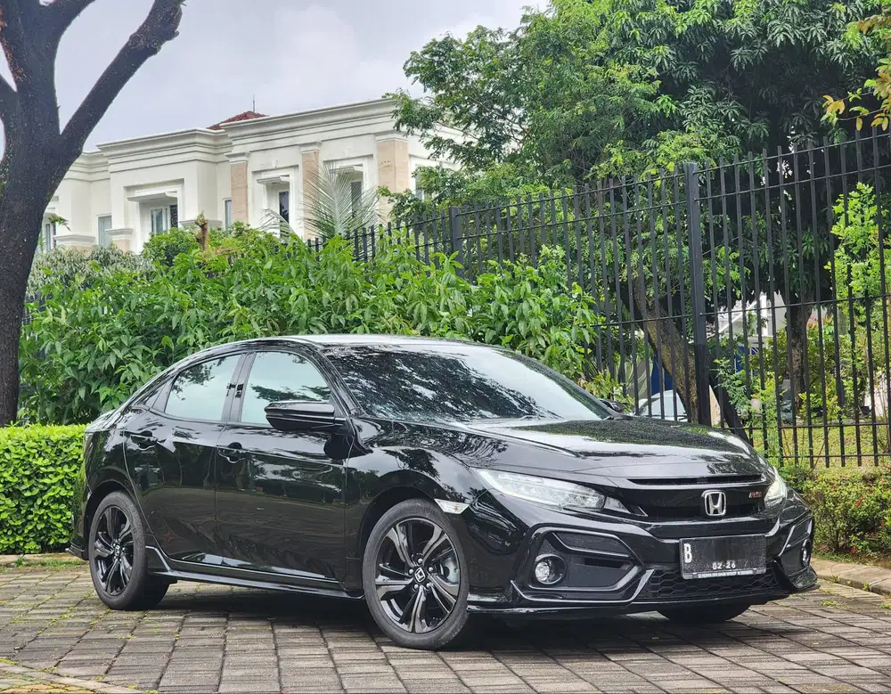 TDP 35.JT| CIVIC TURBO RS HATCHBACK 1.5 AT 2021 NIK'2020 HITAM SEGER!!