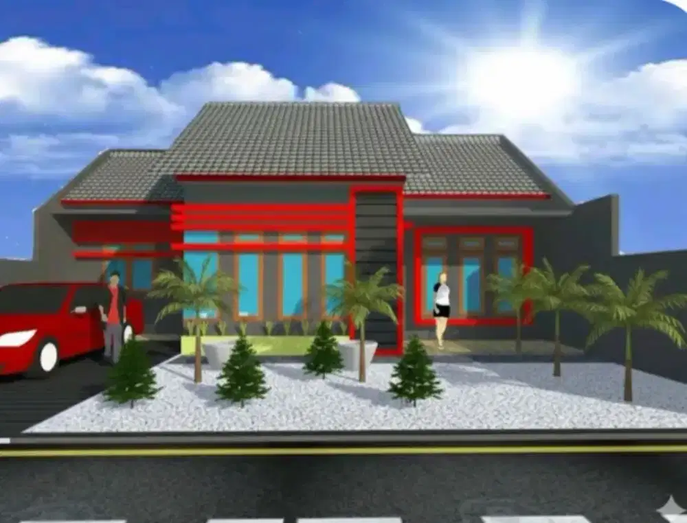 Batu alam koral tabur