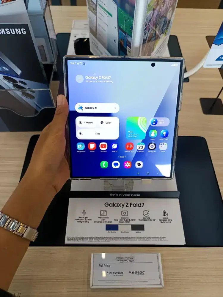 SAMSUNG Z FOLD 7 NEW SEGEL DISC 5JT++ BISA CICILAN 0%