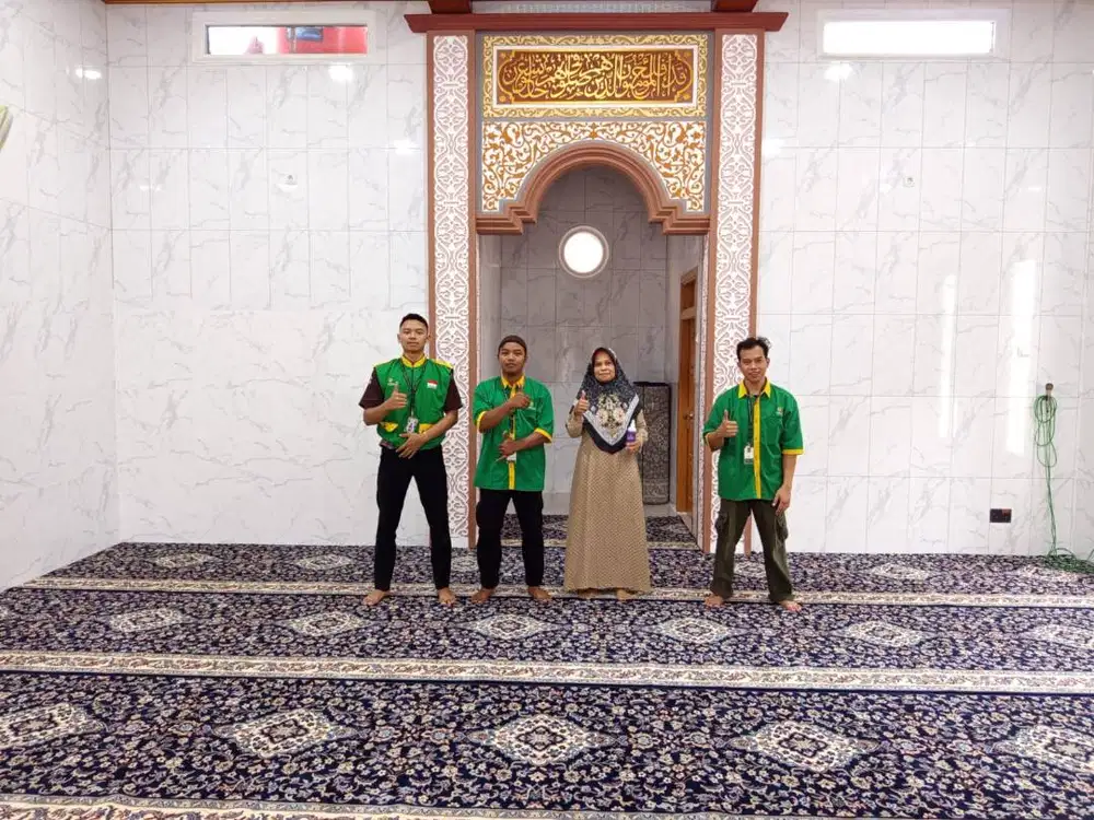 Karpet Masjid tipe Grand Platinum Motif Raudhah Gratis Pasang