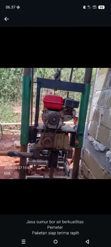 Jasa sumur bor Jabodetabek