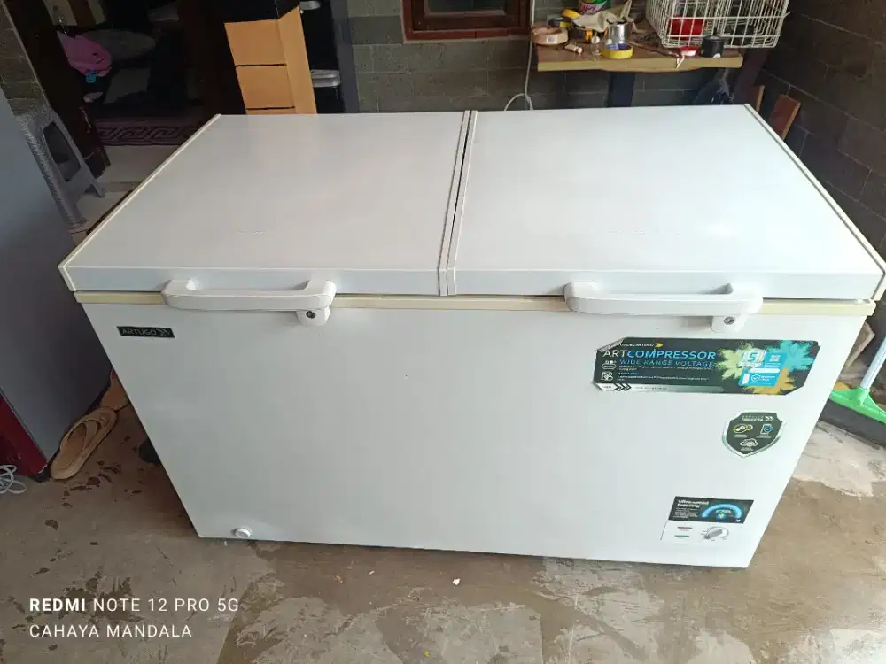 Artugo frezeer box 400 liter ori mulus