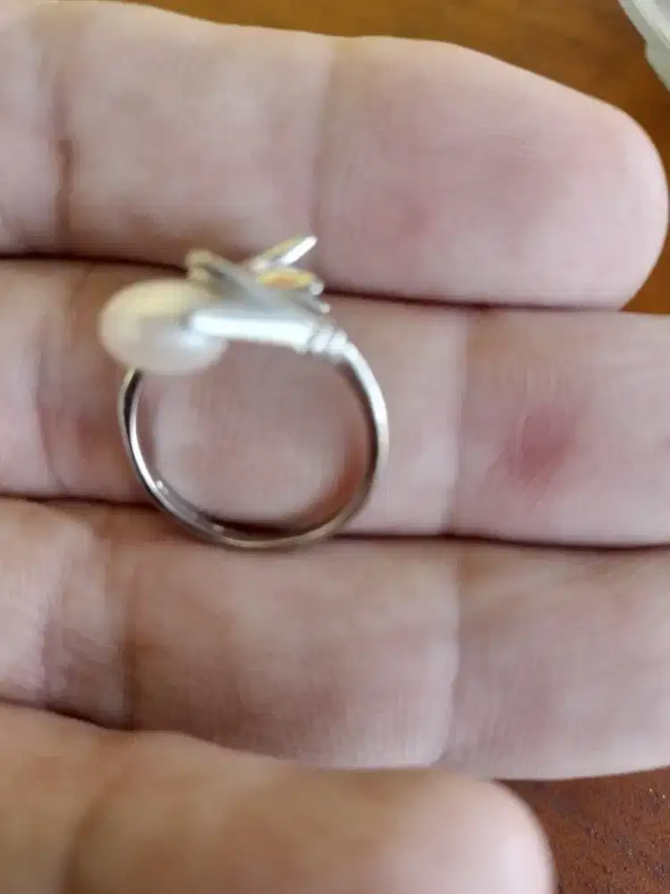 Cincin mutiara air tawar kode 18KGP 6