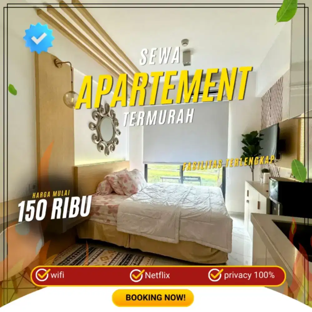 Disewakan apartemen Bintaro Icon Tangsel Harian/Transit Termurah