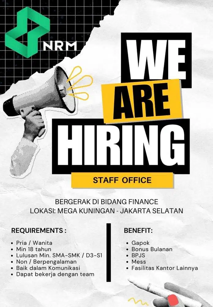 LOWONGAN KERJA SMA/SMK