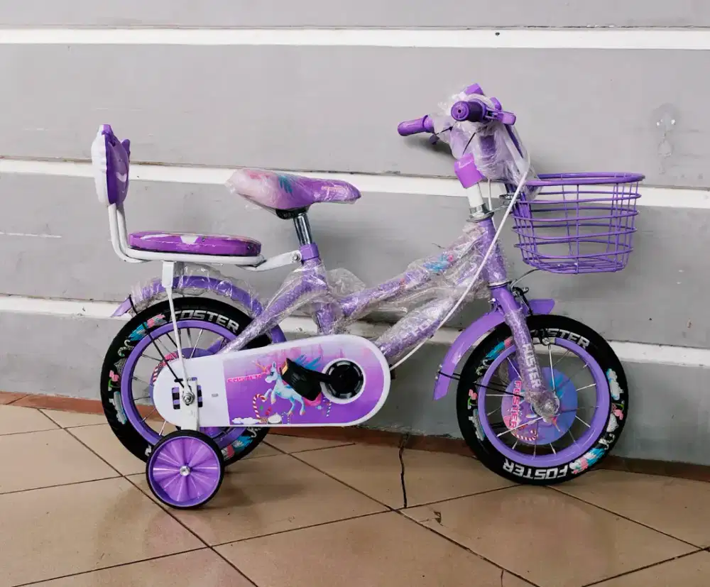 Sepeda anak merek foster uk'12 hrg 420rb Net Kondisi baru