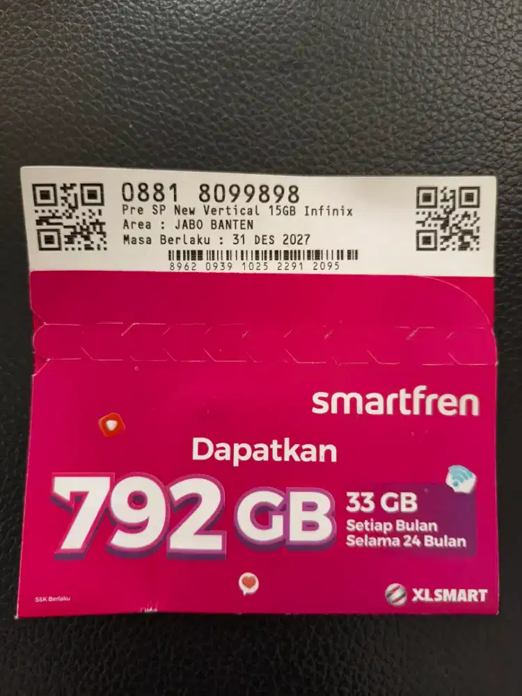 Kartu Perdana Smartfren 11 digit Cantik