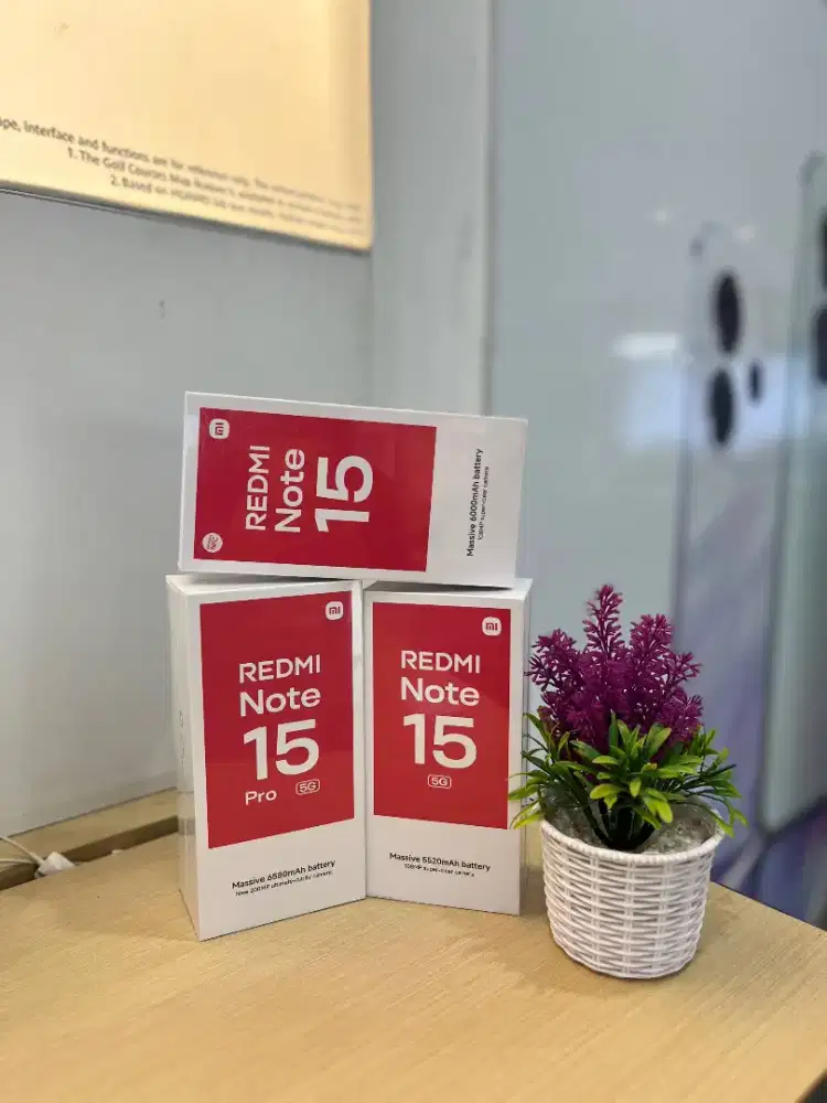 Pre Order REDMI NOTE 15 SERIES DP 500ribu banyak benefitnya
