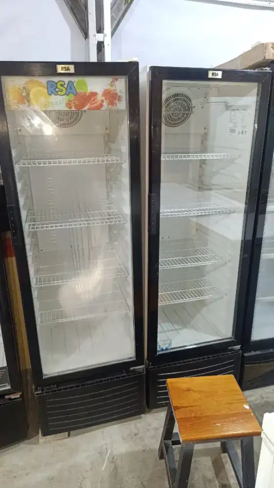 Rsa show case jumbo 5 tahap 280 liter ori mulus