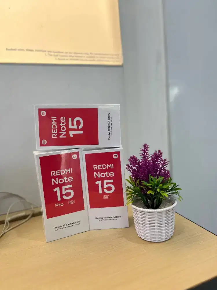 Promo PRE ORDER REDMI NOTE 15 SERIES cashback 200rb