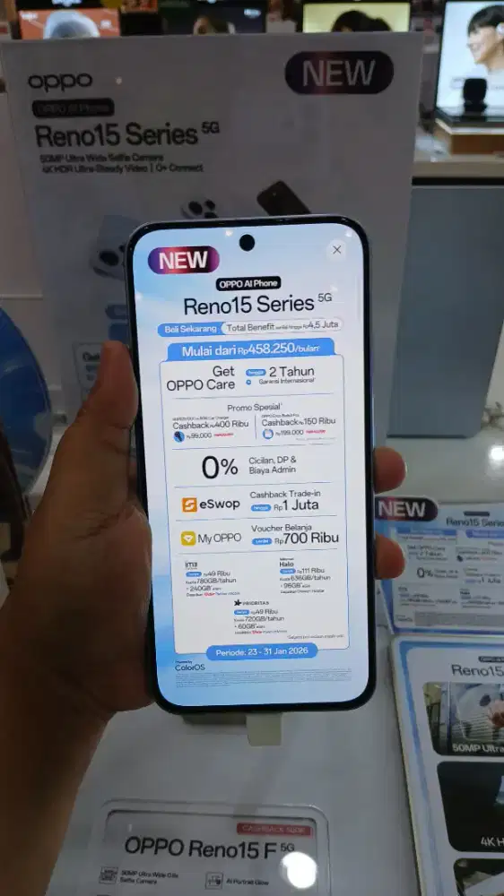 CICILAN HP OPPO Reno15 F 5G