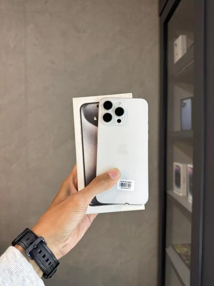 15PROMAX 256GB, WHITE (GARANSI IBOX)