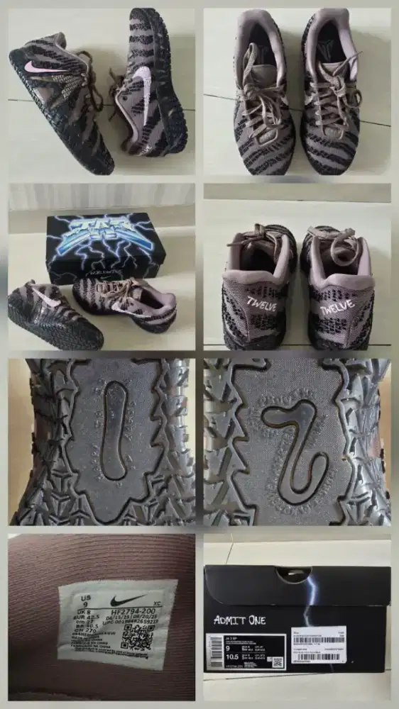 Sepatu Nike JA 3 size 42.5 ( 27 cm )