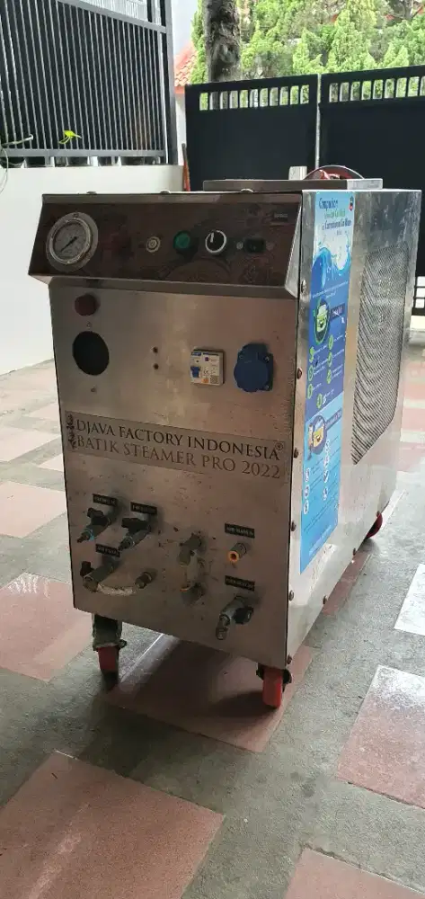 Mesin cuci uap batik streamer Pro
