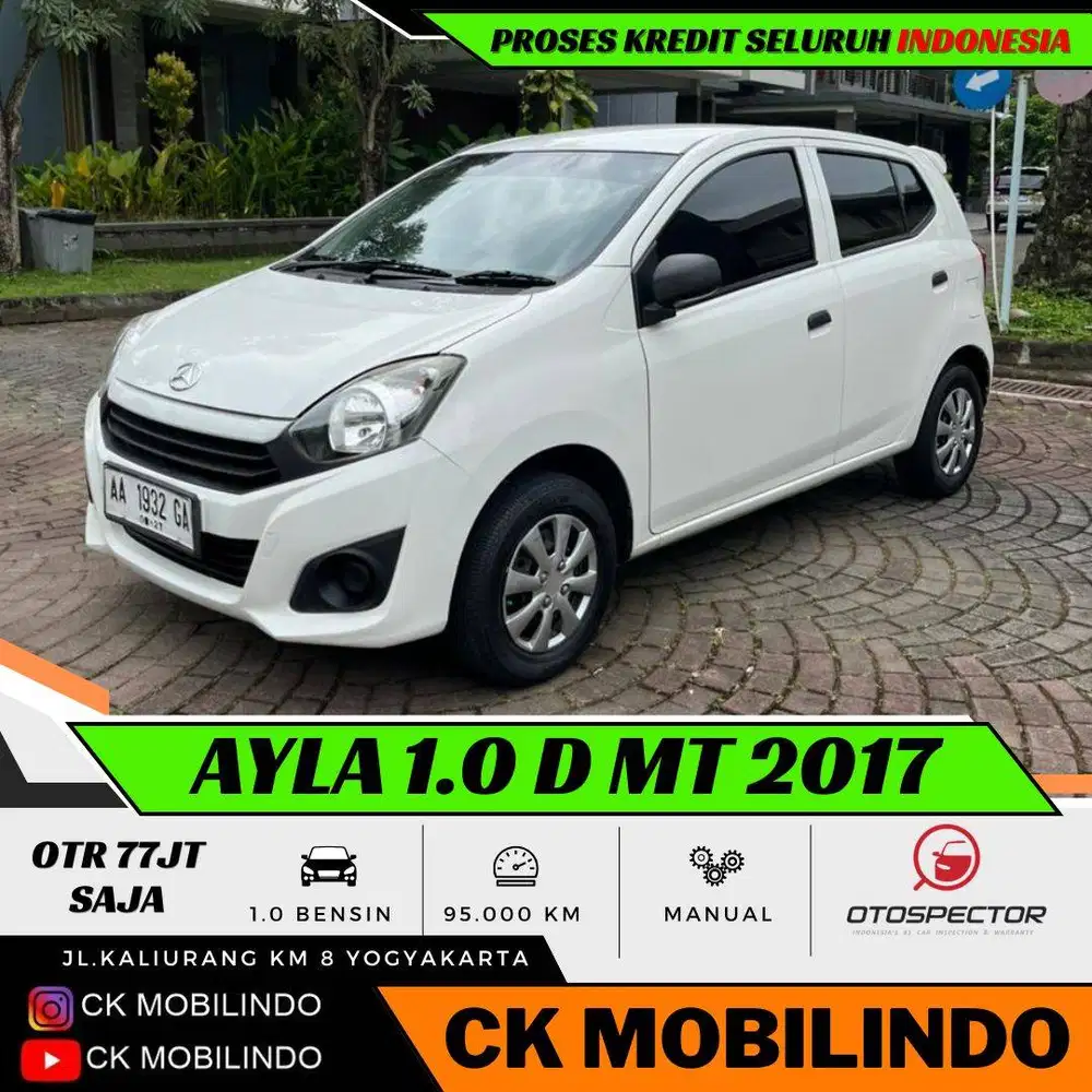 Daihatsu Ayla D Manual 2017 Kredit MURAH Dp minim IGNIS