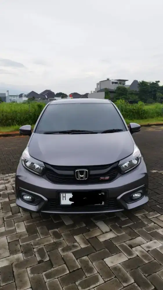 Honda Brio RS 2020 abu metalik istimewa