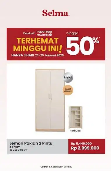 Promo gajian hanya 3 hari deri tgl 23-25 januari 2025