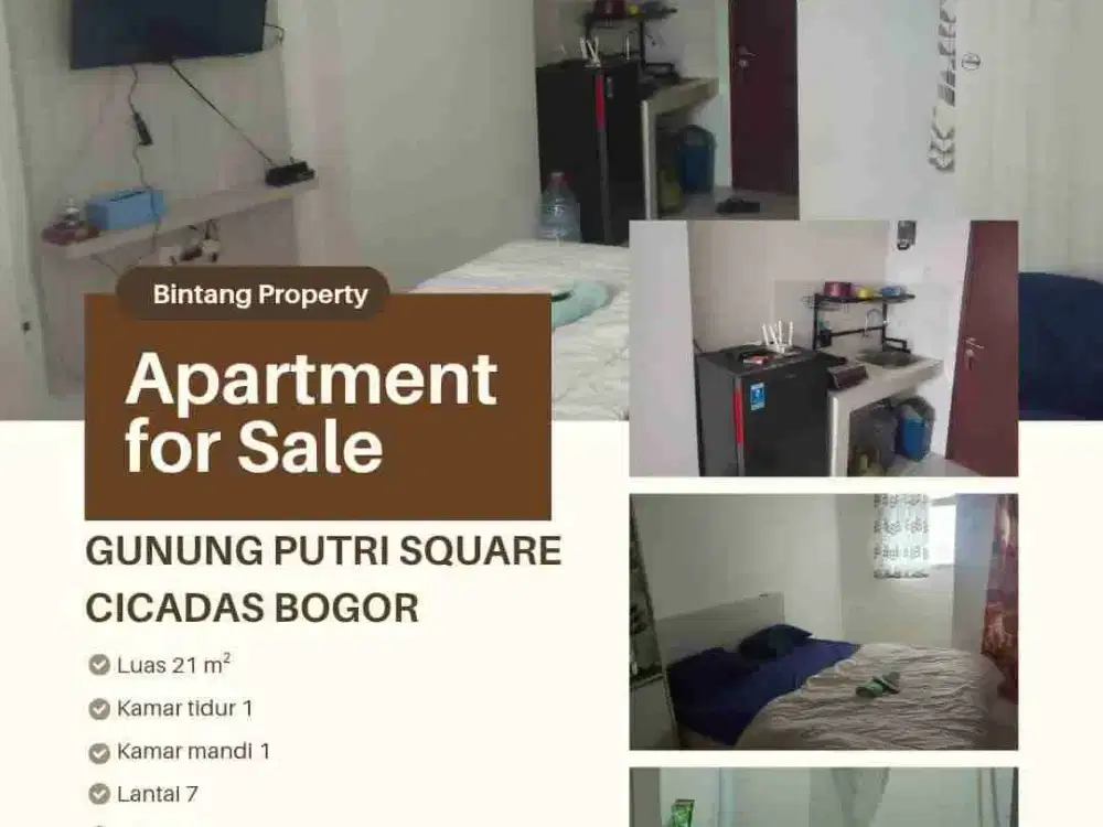 apartemen minimalis di Jual siap huni