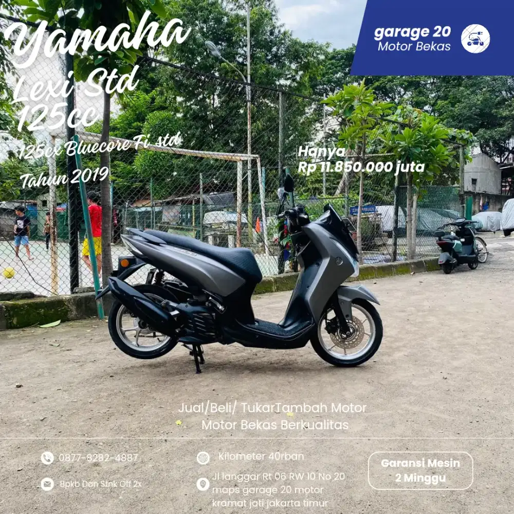 Yamaha Lexi std 125cc bluecore fi Tahun 2019