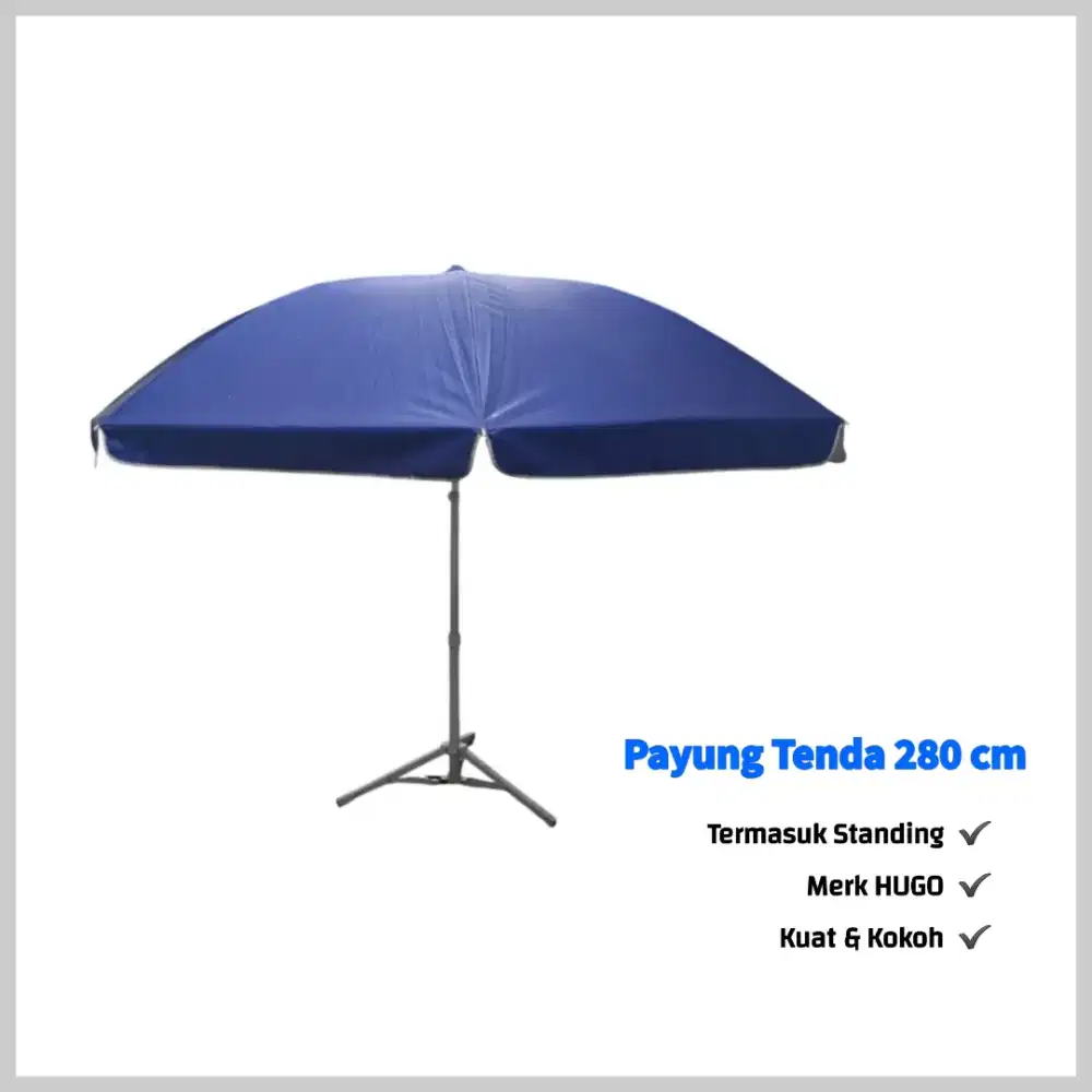 Payung Tenda Jualan 280 cm Biru