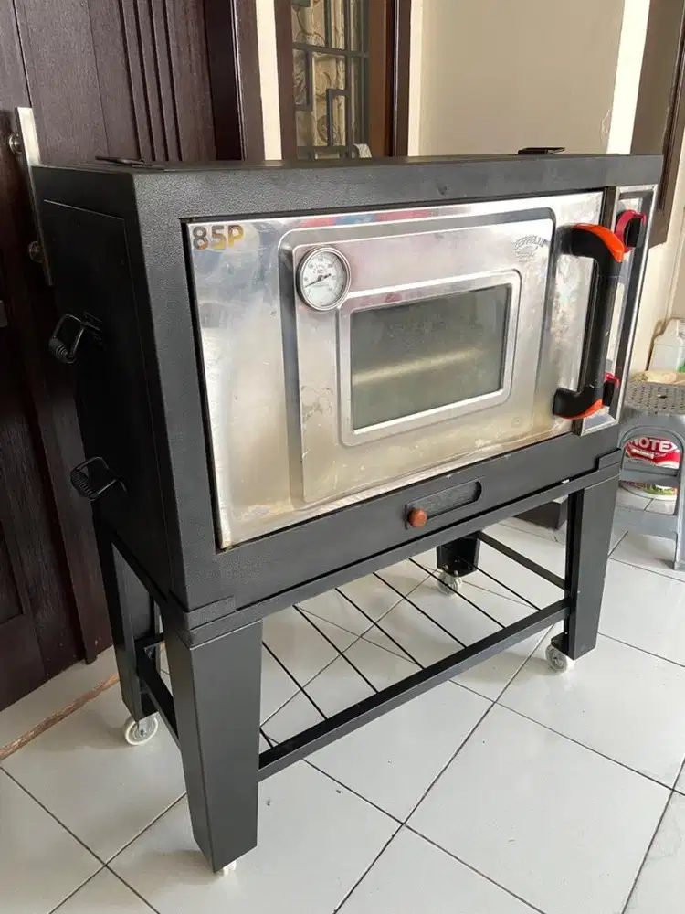 Black Oven Gas Zeppelin 85 Cm Termasuk Meja Oven